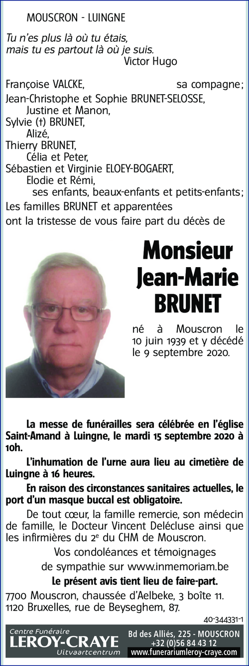Jean-Marie BRUNET