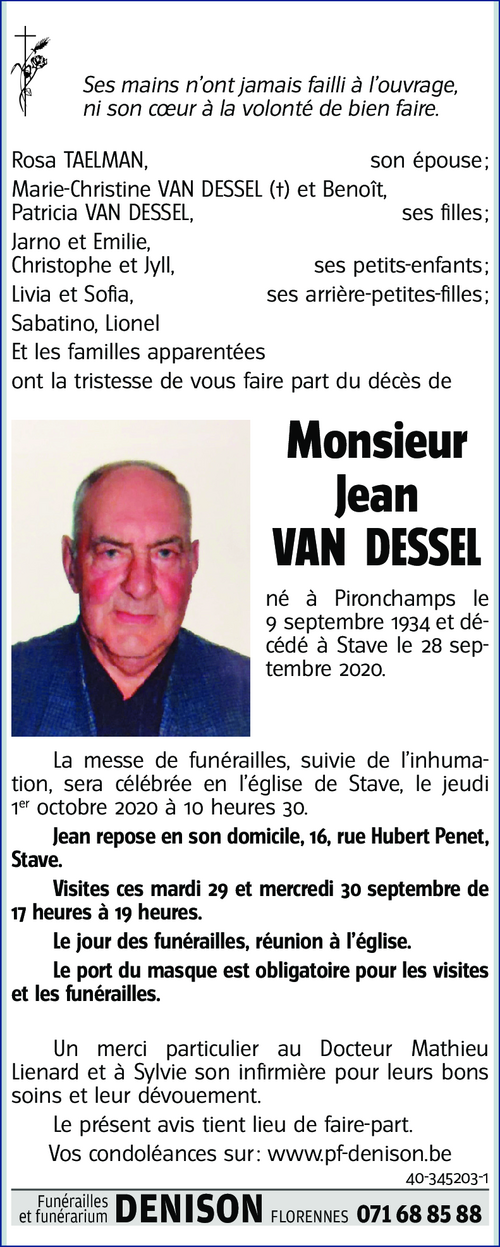 Jean VAN DESSEL