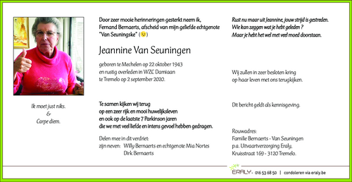 Jeannine Van Seuningen