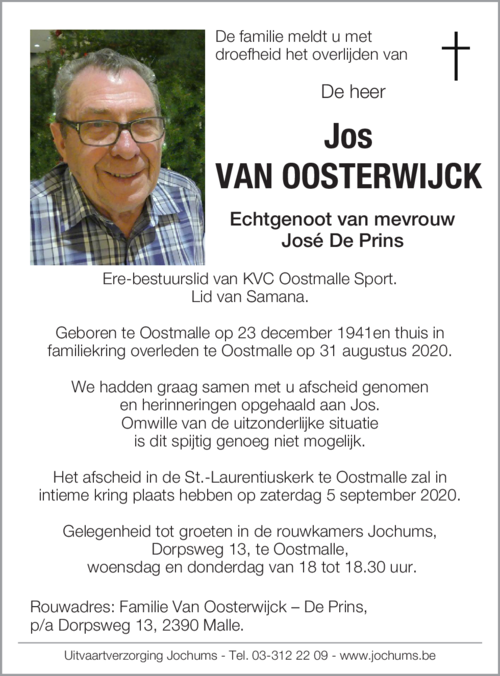 Jos Van Oosterwijck