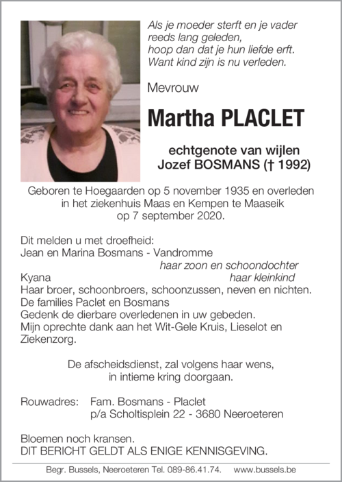 Martha PACLET