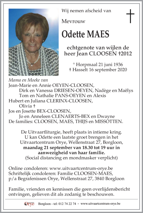 Odette Maes