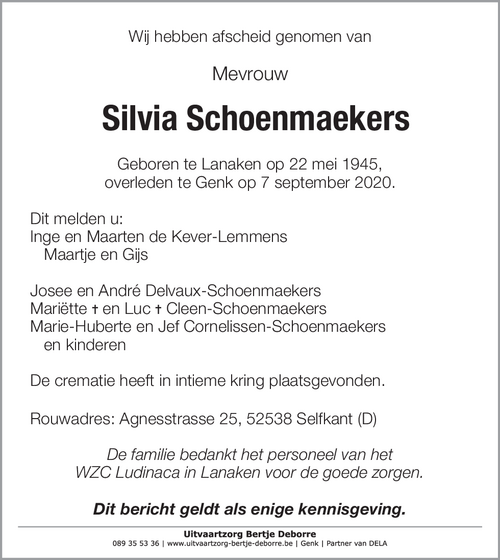 Silvia Schoenmaekers