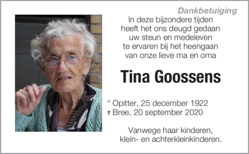 Tina Goossens