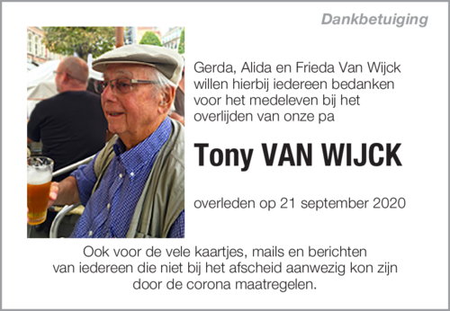 Tony Van Wijck