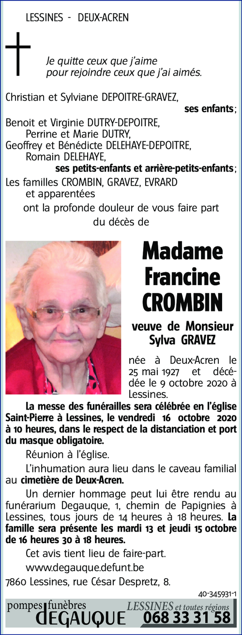 Francine CROMBIN