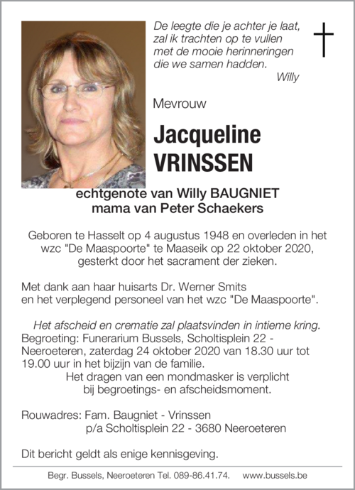 Jacqueline VRINSSEN