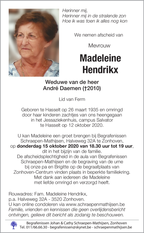 Madeleine Hendrikx