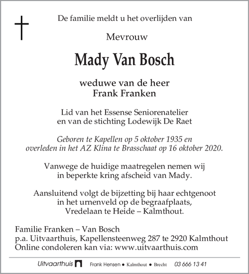 Mady VanBosch