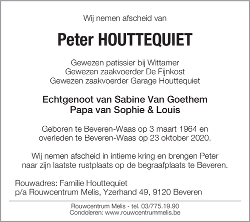 Peter Houttequiet