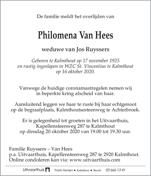 Philomena Van Hees