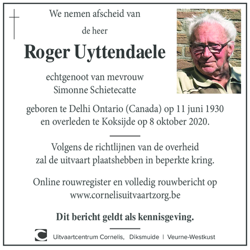 Roger Uyttendaele
