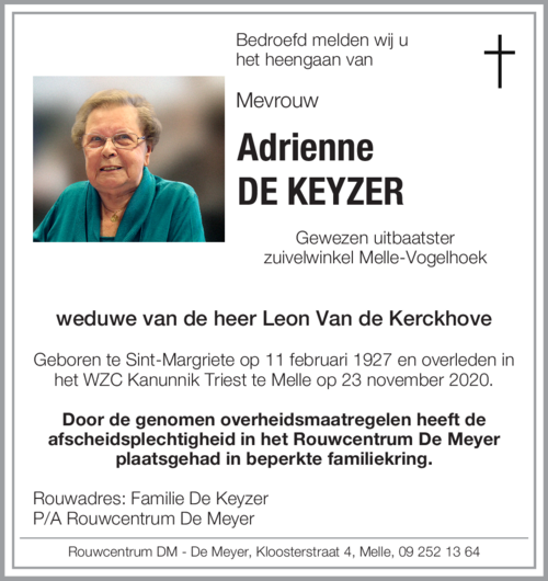 Adrienne De Keyzer