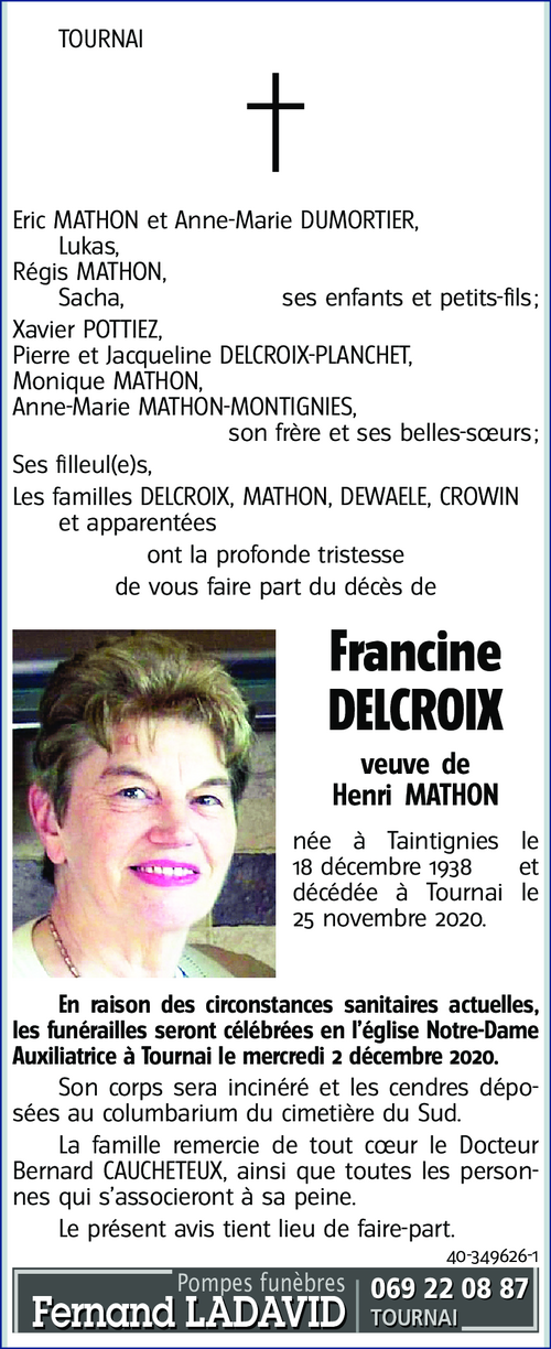 Francine DELCROIX