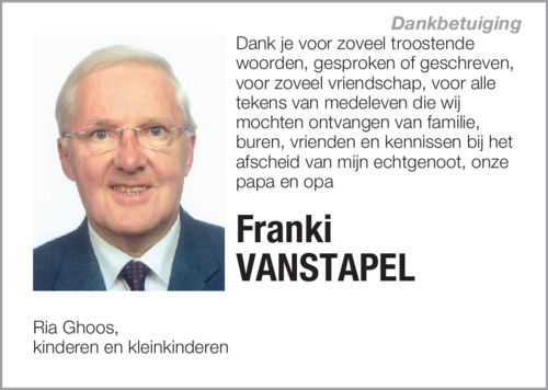 Franki VANSTAPEL