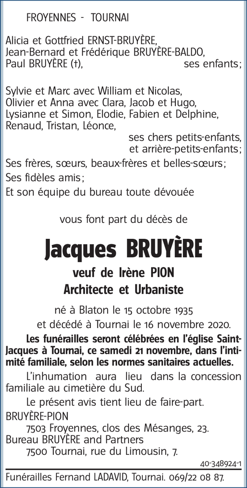 Jacques BRUYÈRE