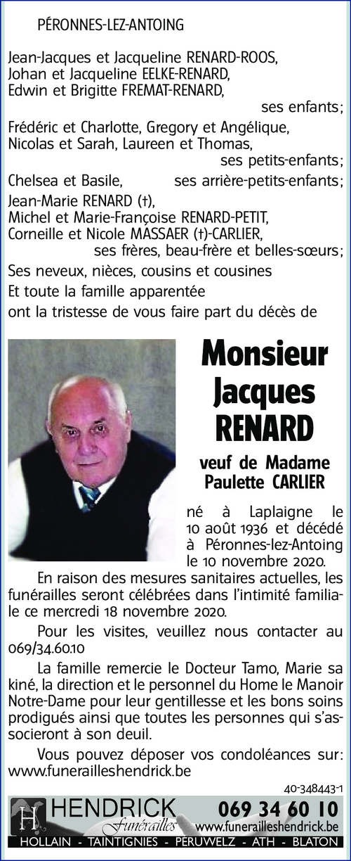 Jacques RENARD
