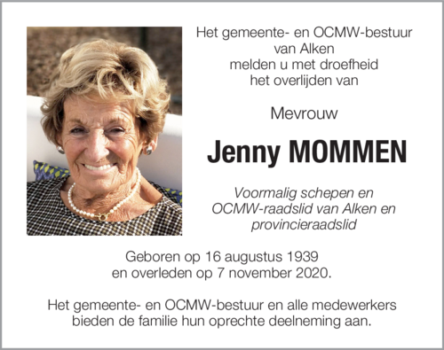 Jenny MOMMEN