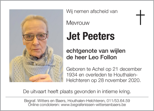 Jet Peeters