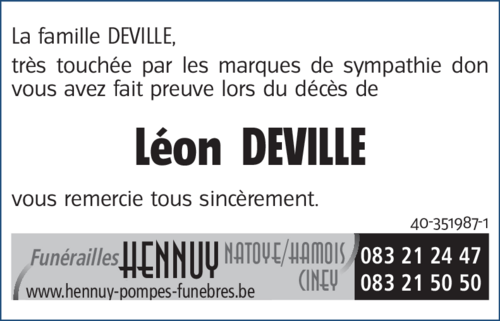 Léon DEVILLE