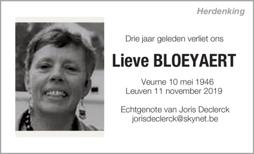 Lieve Bloeyaert