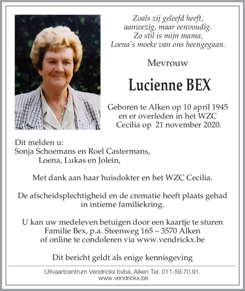 Lucienne Bex