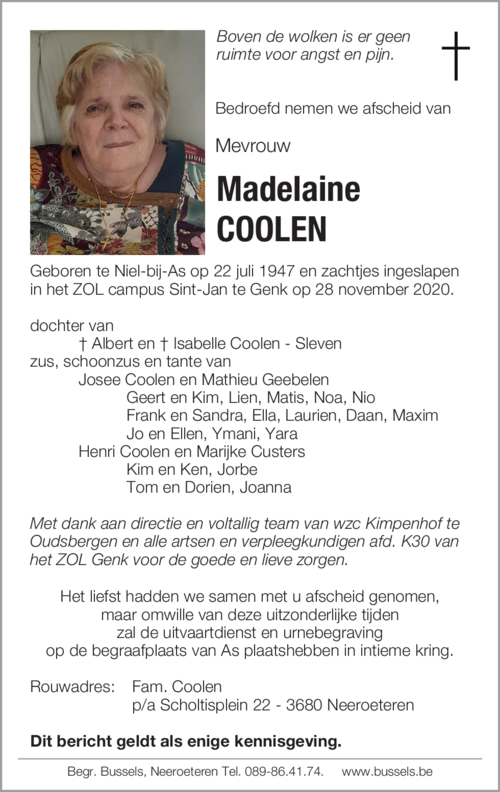 Madelaine COOLEN