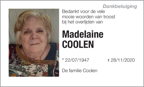 Madelaine COOLEN
