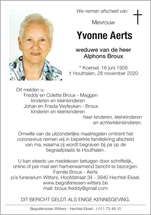 Yvonne Aerts