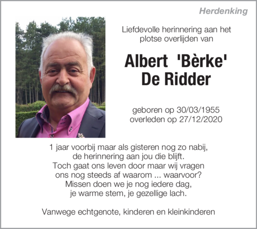 Albert De Ridder
