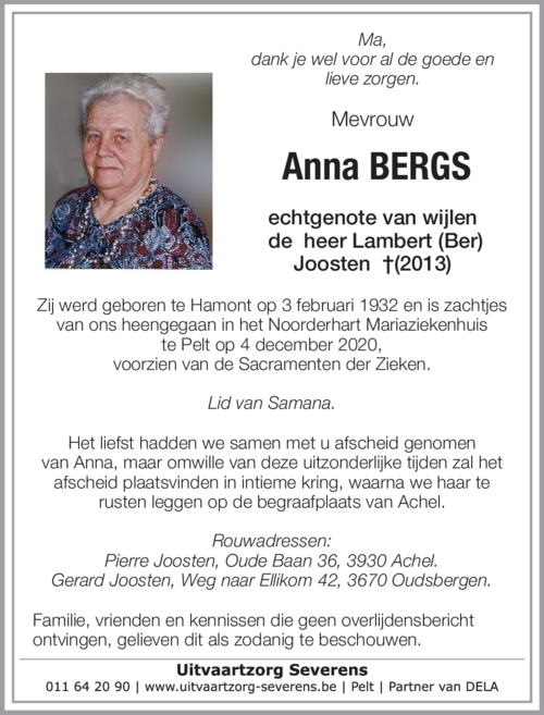 Anna Bergs