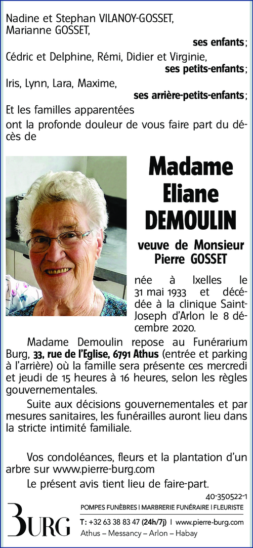 Eliane DEMOULIN