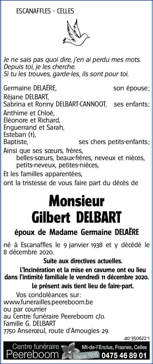 Gilbert DELBART