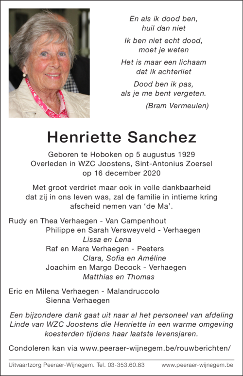 Henriette Sanchez