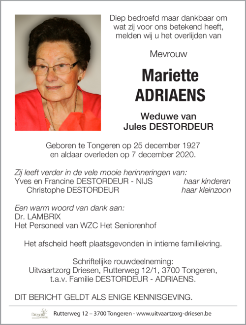 Mariette Adriaens