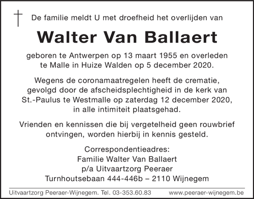 Walter Van Ballaert