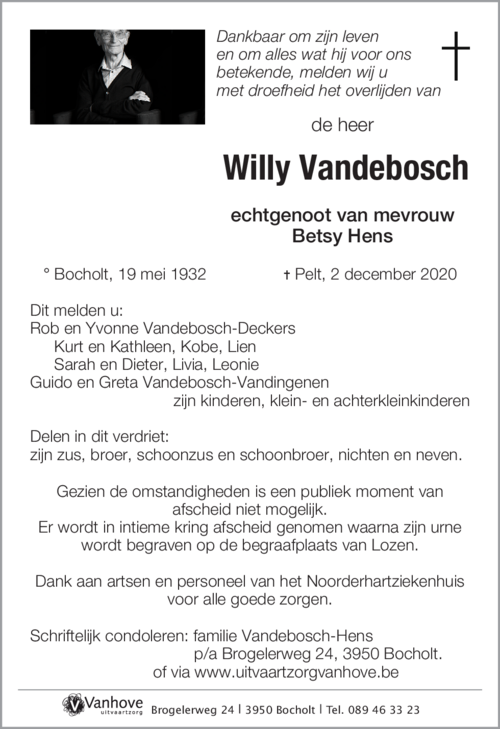 Willy Vandebosch