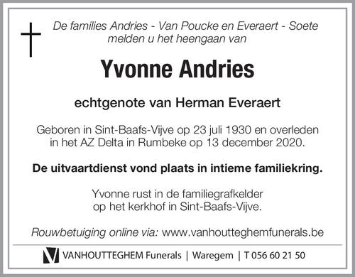 Yvonne ANDRIES