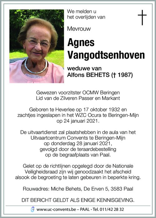 Agnes Vangodtshoven