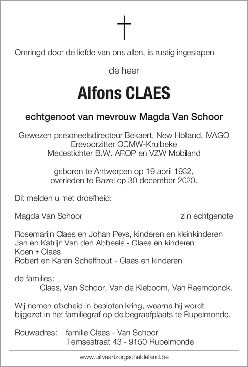 Alfons Claes