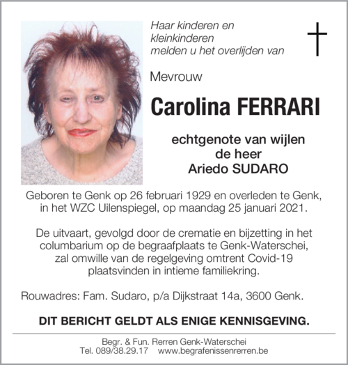 Carolina FERRARI