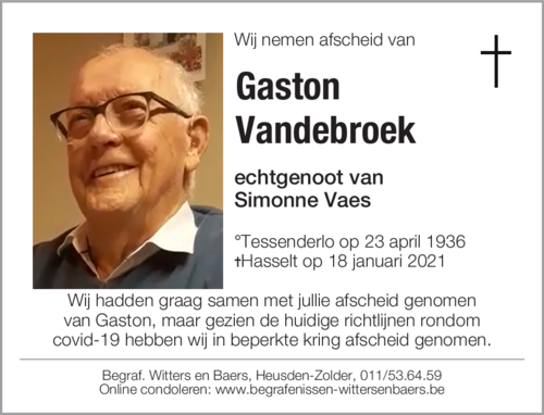 Gaston Vandebroek