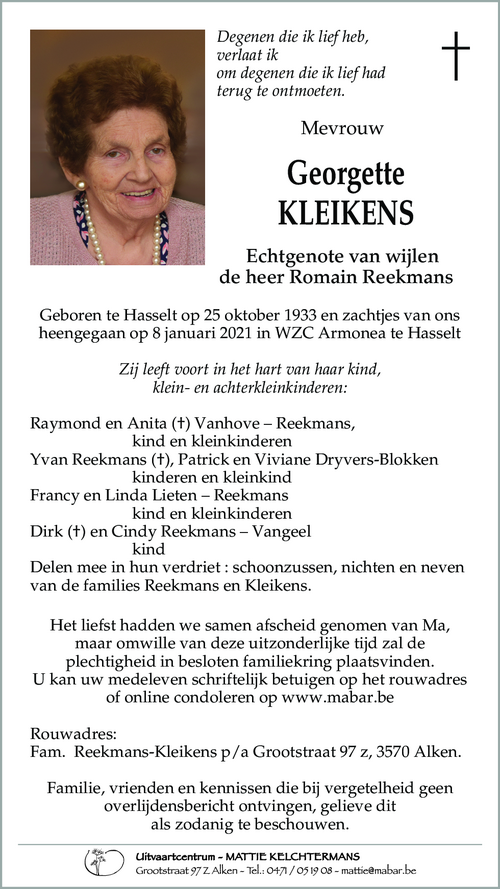 Georgette KLEIKENS