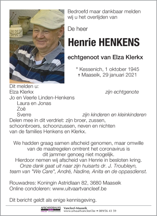 Henrie Henkens