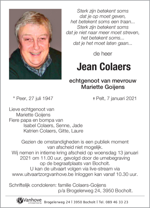 Jean Colaers