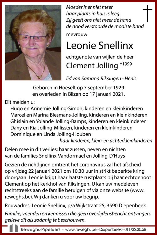 Leonie Snellinx
