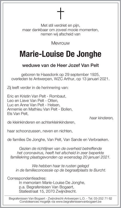 Marie-Louise De Jonghe