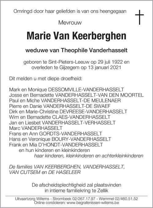 Marie Van Keerberghen