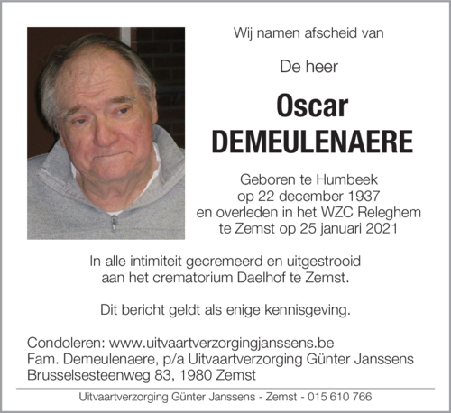 Oscar Demeulenaere