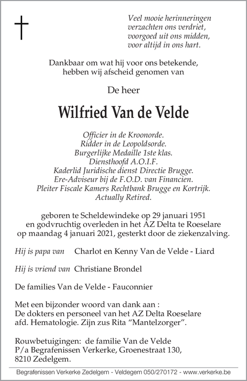 Wilfried Van de Velde